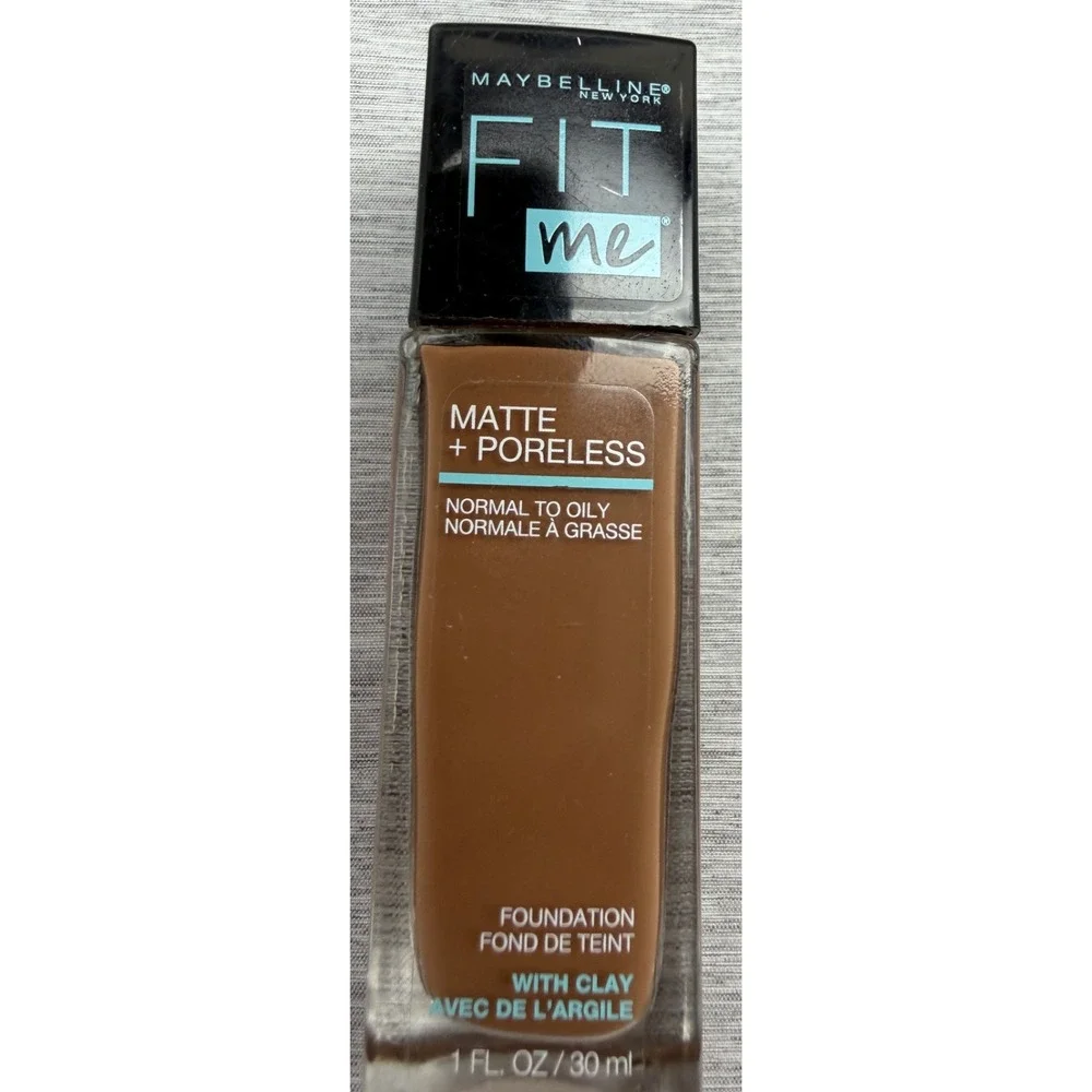Maybelline Fit Me Matte + Poreless Foundation 358 Latte 1oz Lot of 2